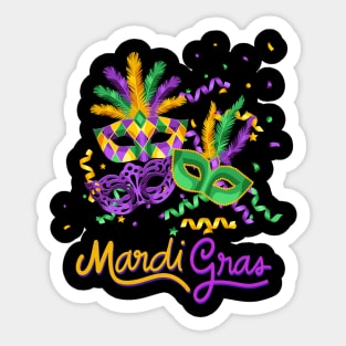 Mardi Gras Sticker